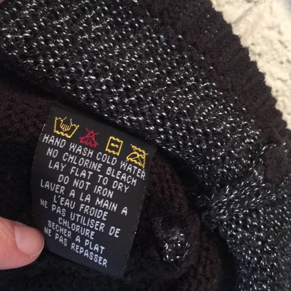 Tribal Black & Brown Cropped Belt Buckle Cardigan - Picture 5 of 7